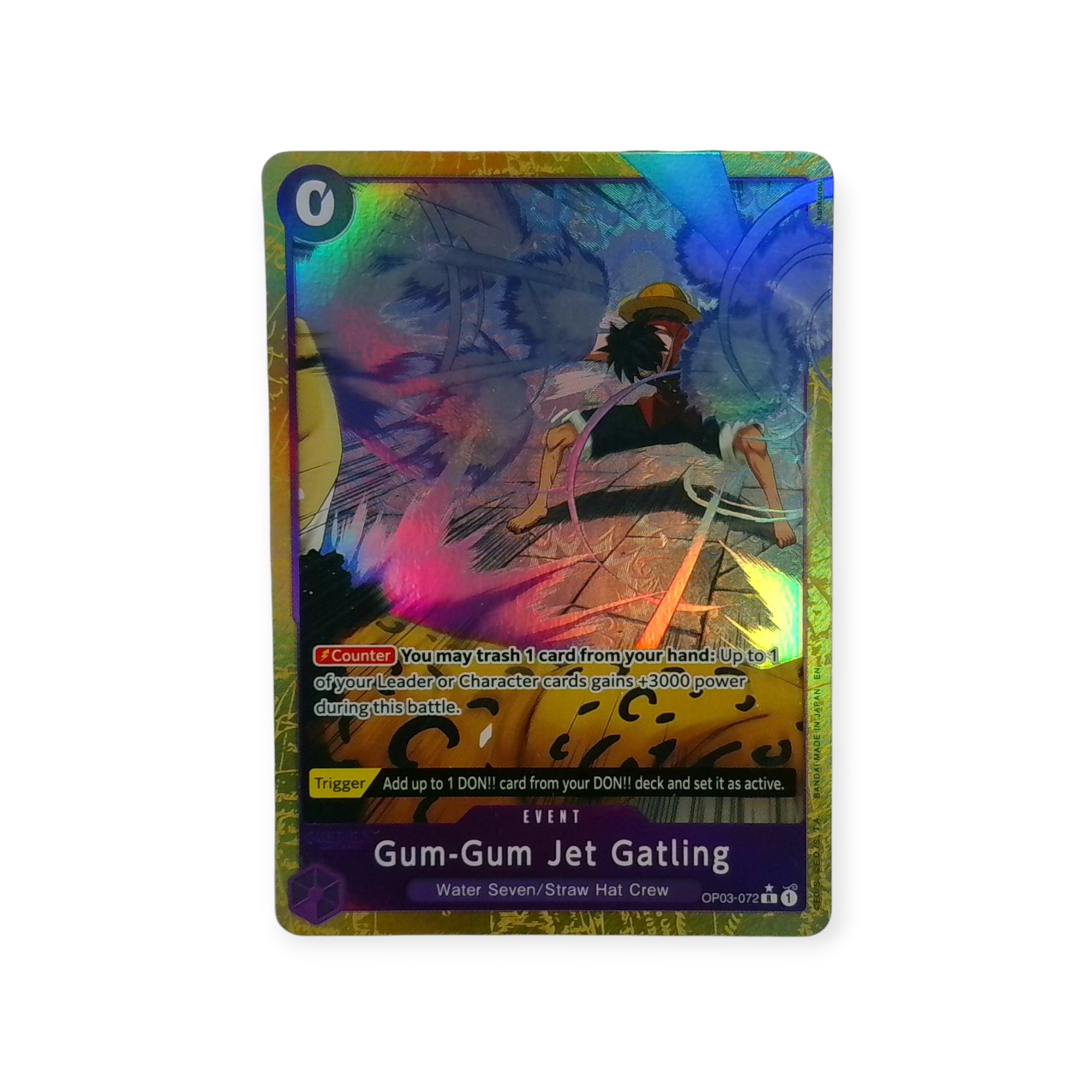 Gum-Gum Jet Gatling OP03-072 (Arte Alternativo)